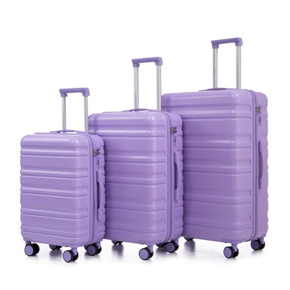 HIFINE TOURIST 20   24  28 3 Pcs   Set In ABS Spinner Wheel Luggage, Carry On Suitcase, Matching Color   Combination Loc (ONLY SHIPS TO THE US)