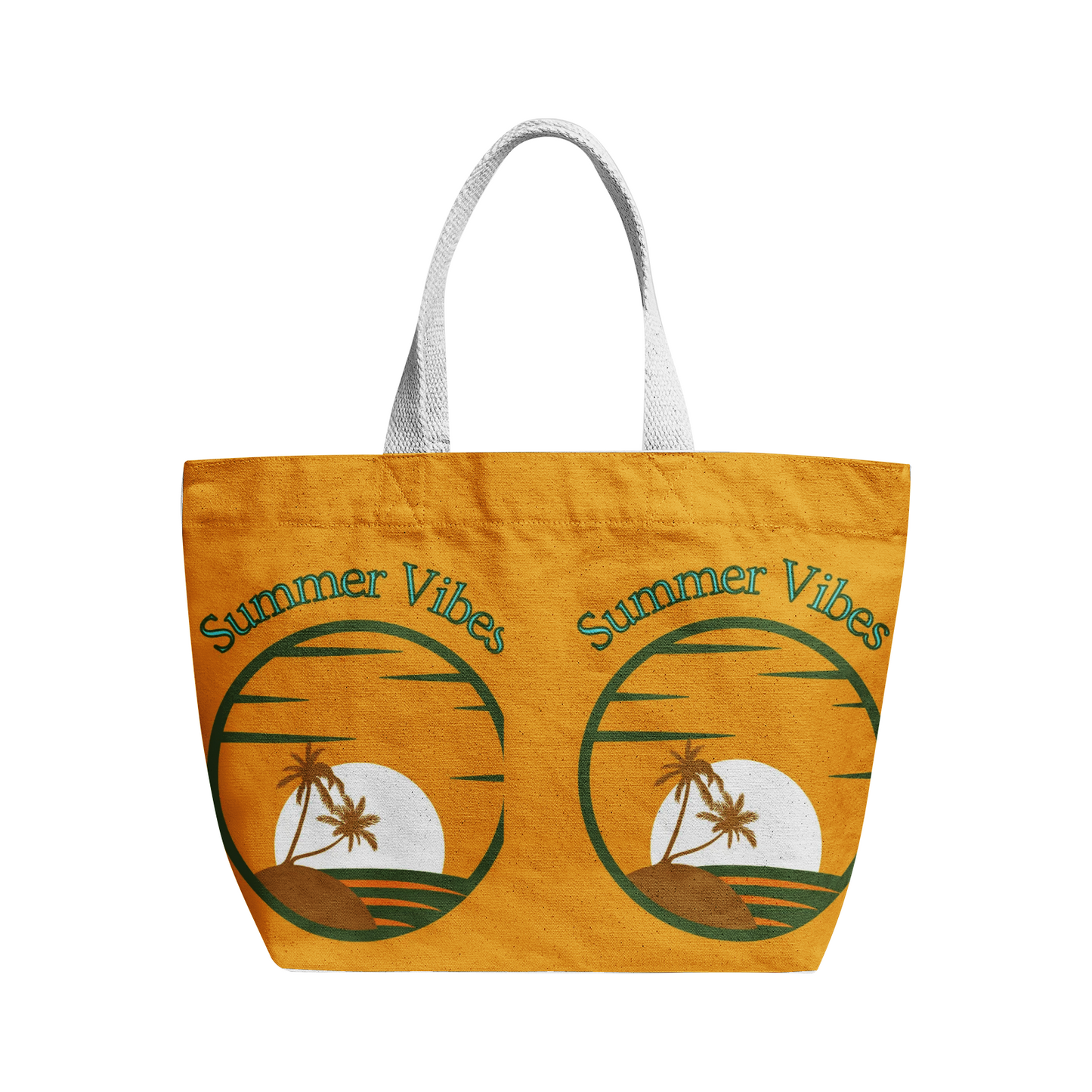Multicolored Heavy Duty and Strong Natural Canvas Tote Bags