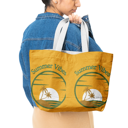 Multicolored Heavy Duty and Strong Natural Canvas Tote Bags
