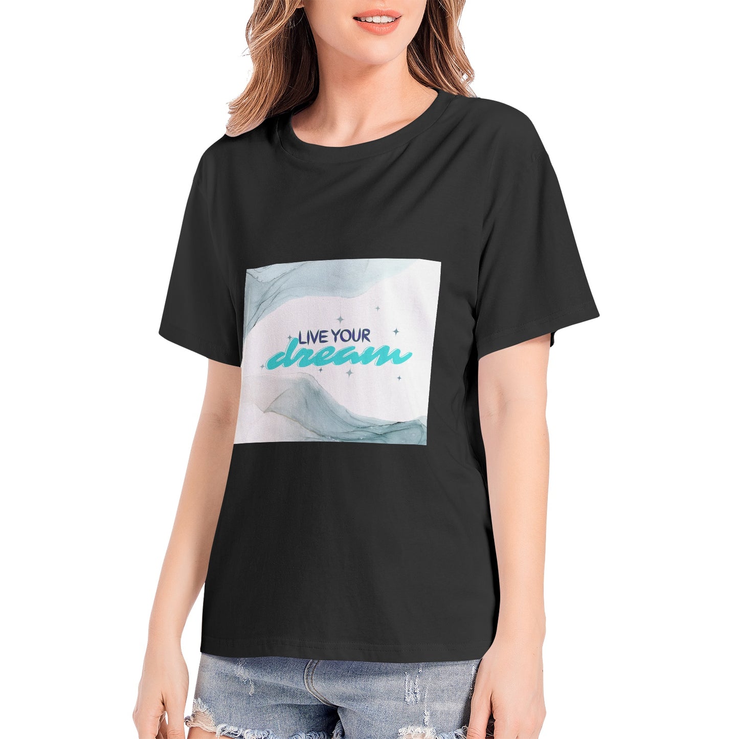 Women's Premium Cotton Aldut T-Shirt