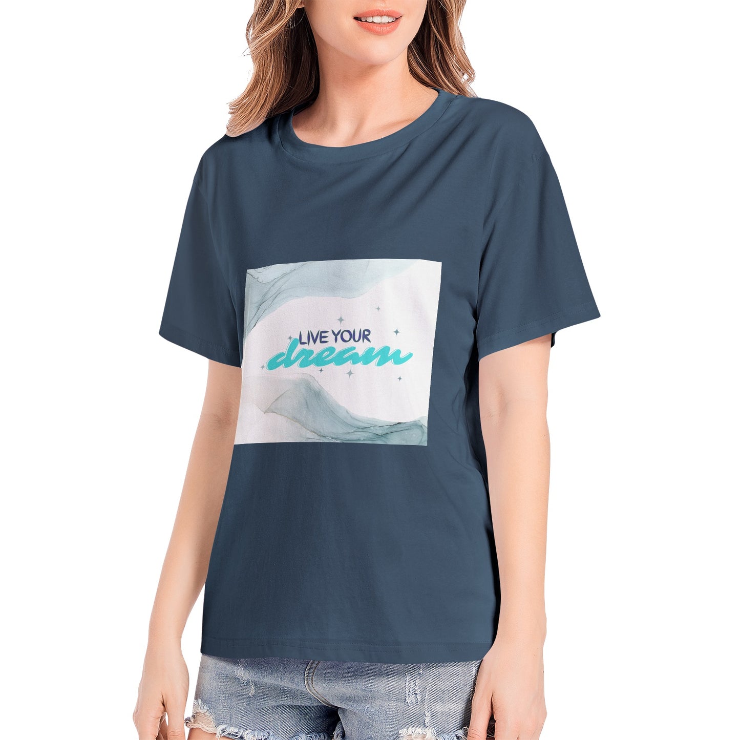 Women's Premium Cotton Aldut T-Shirt