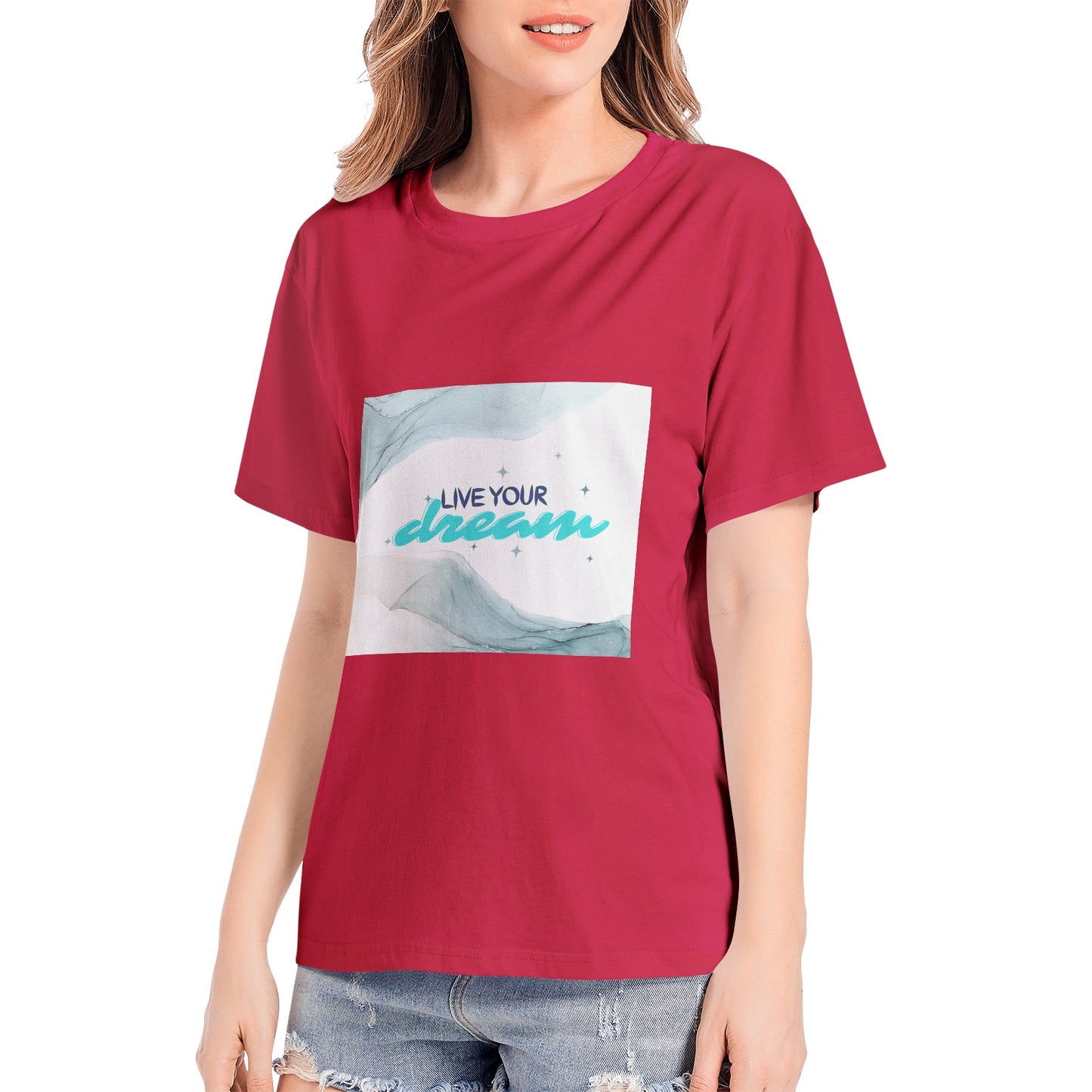 Women's Premium Cotton Aldut T-Shirt
