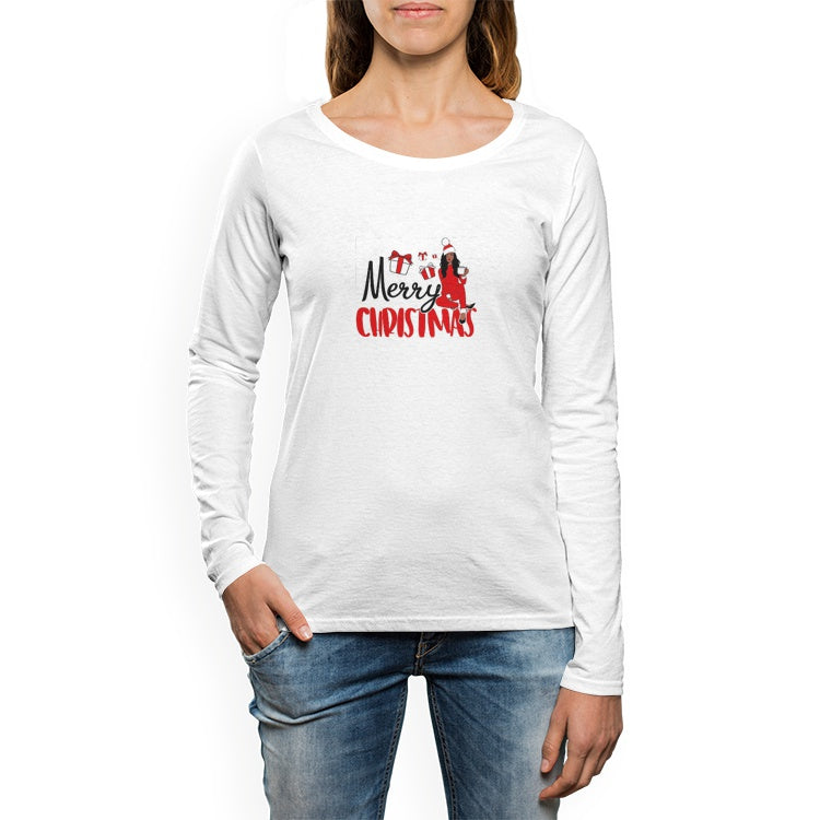 Christmas Women's Crew Neck Long sleeve T-shirt