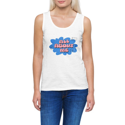 Women’s Stretch Wide Shoulder Straps Neckline Tank Top