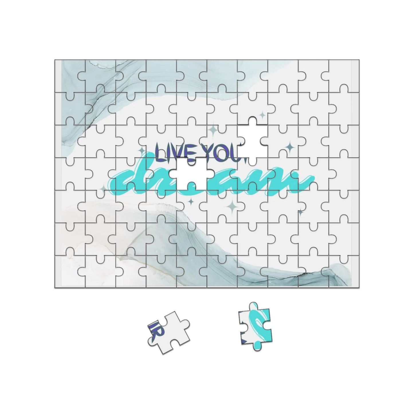 Live Your Dream Jigsaw Puzzles Photo Frame