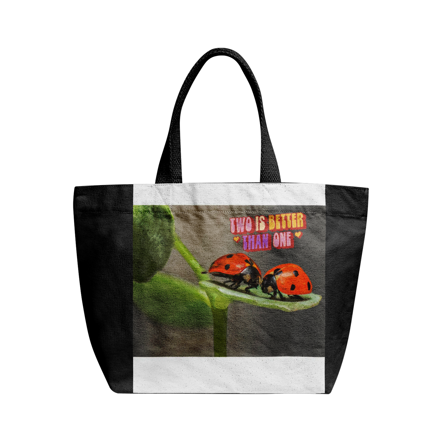 Two Are Better Than One Heavy Duty and Strong Natural Canvas Tote Bags