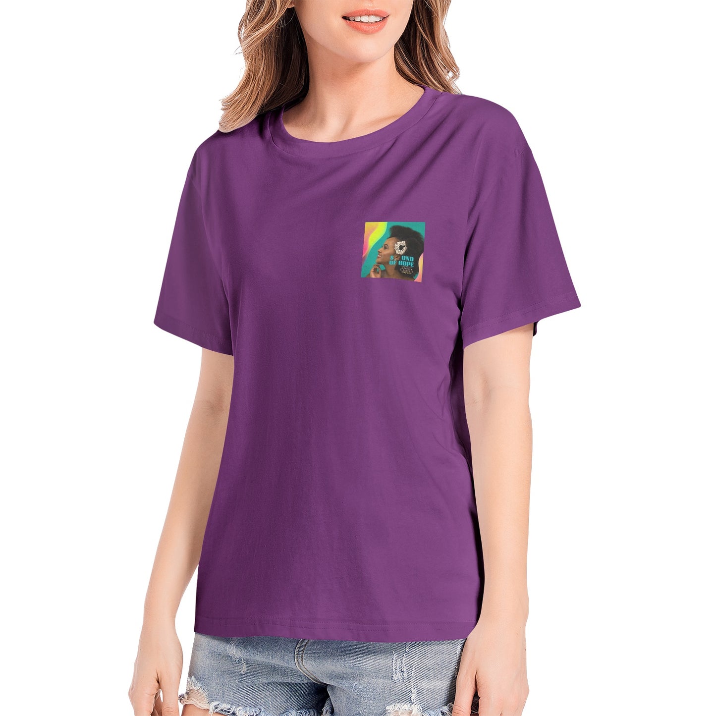 Women's Premium Cotton Aldut T-Shirt