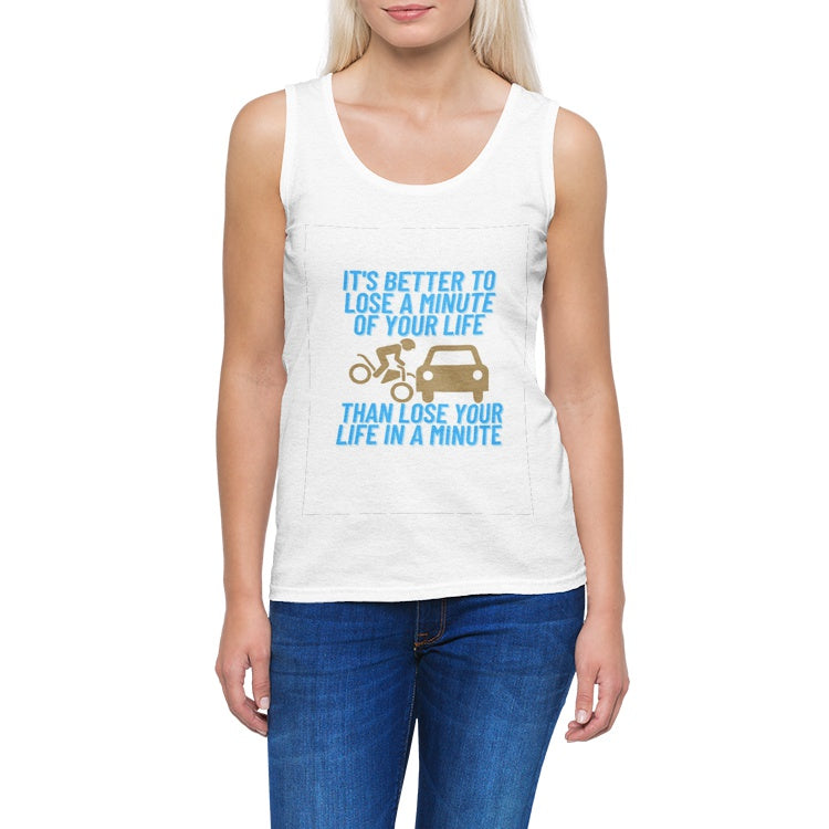 Women’s Stretch Wide Shoulder Straps Neckline Tank Top