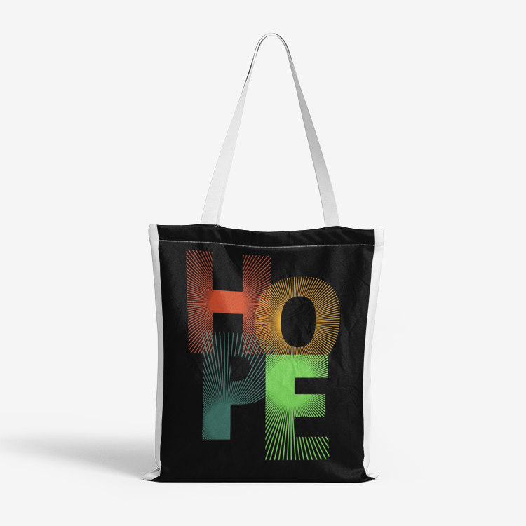 Hope Heavy Duty and Strong Natural Canvas Tote Bags