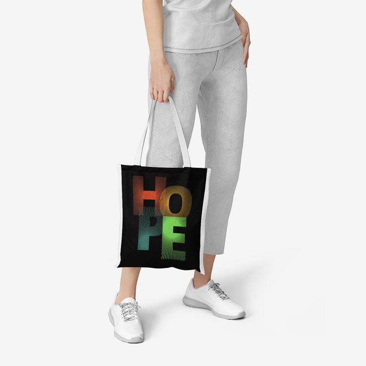 Hope Heavy Duty and Strong Natural Canvas Tote Bags