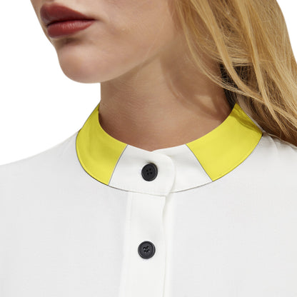 Comfy Long Sleeve Button Up Casual Shirt Top