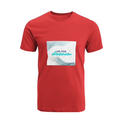 Unisex Short Sleeve Crew Neck Cotton Jersey T-Shirt