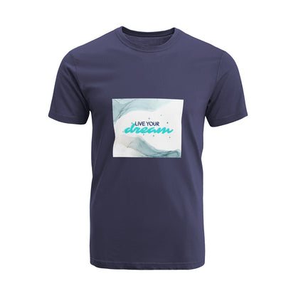 Unisex Short Sleeve Crew Neck Cotton Jersey T-Shirt