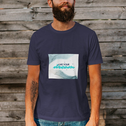 Unisex Short Sleeve Crew Neck Cotton Jersey T-Shirt