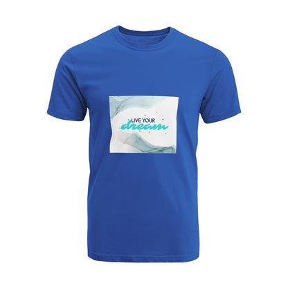 Unisex Short Sleeve Crew Neck Cotton Jersey T-Shirt