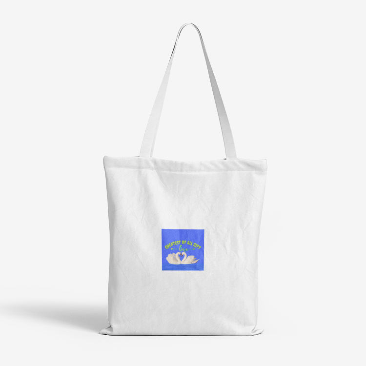 Greatest Of All Gifts Heavy Duty and Strong Natural Canvas Tote Bags