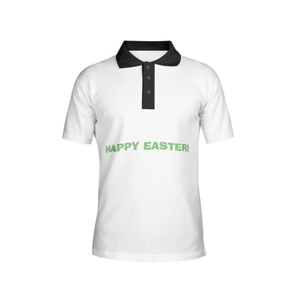 Happy Easter Men's All-Over Print Polo Shirts