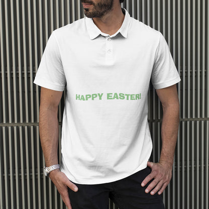Happy Easter Men's All-Over Print Polo Shirts