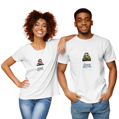Christmas Couple's Pima Cotton Jersey Short Sleeve Tshirt