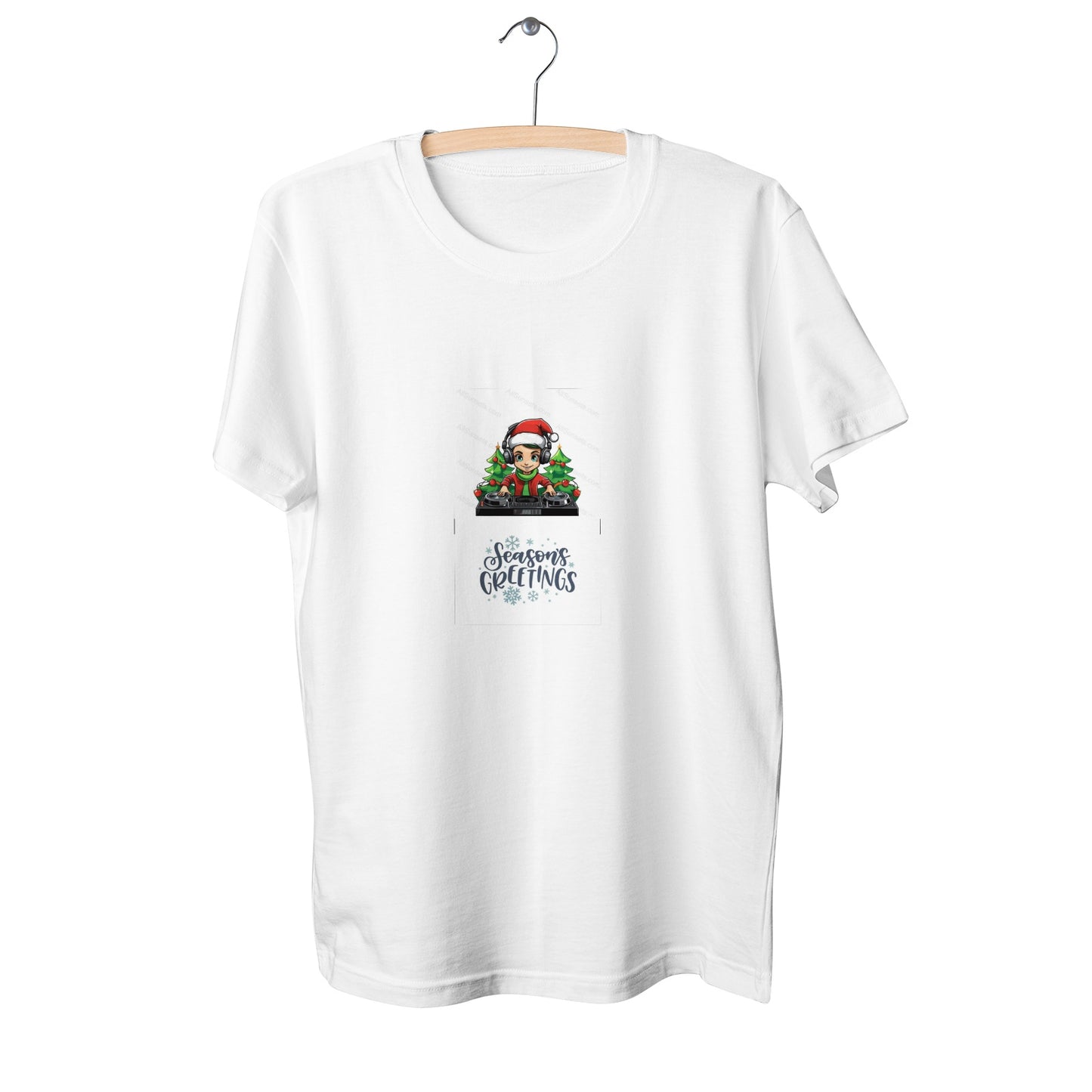 Christmas Couple's Pima Cotton Jersey Short Sleeve Tshirt