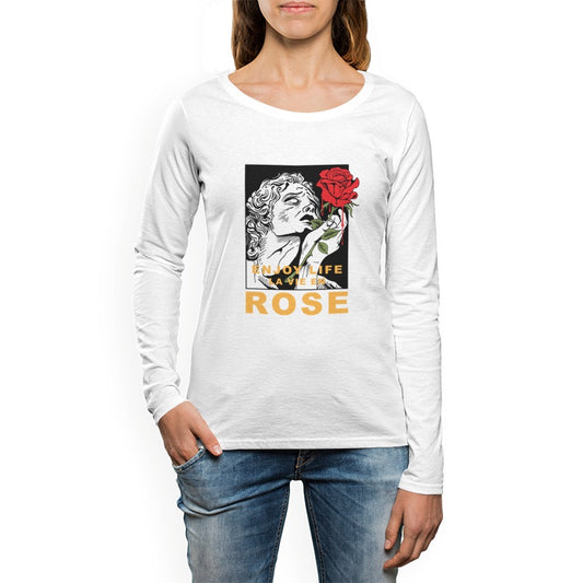 Women's Crew Neck Long sleeve T-shirt