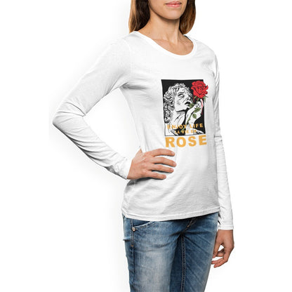 Women's Crew Neck Long sleeve T-shirt