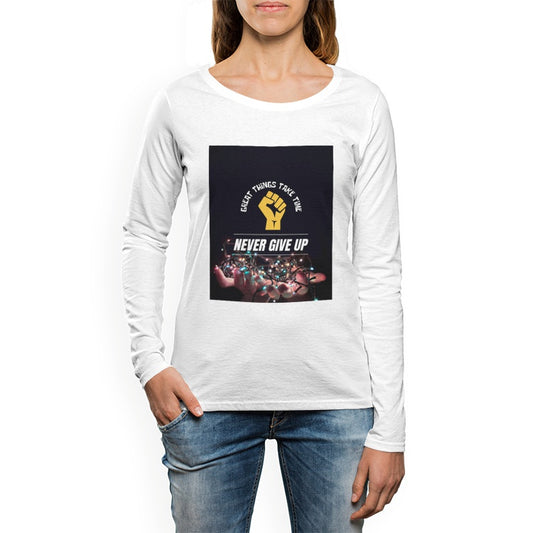 Women's Crew Neck Long sleeve T-shirt