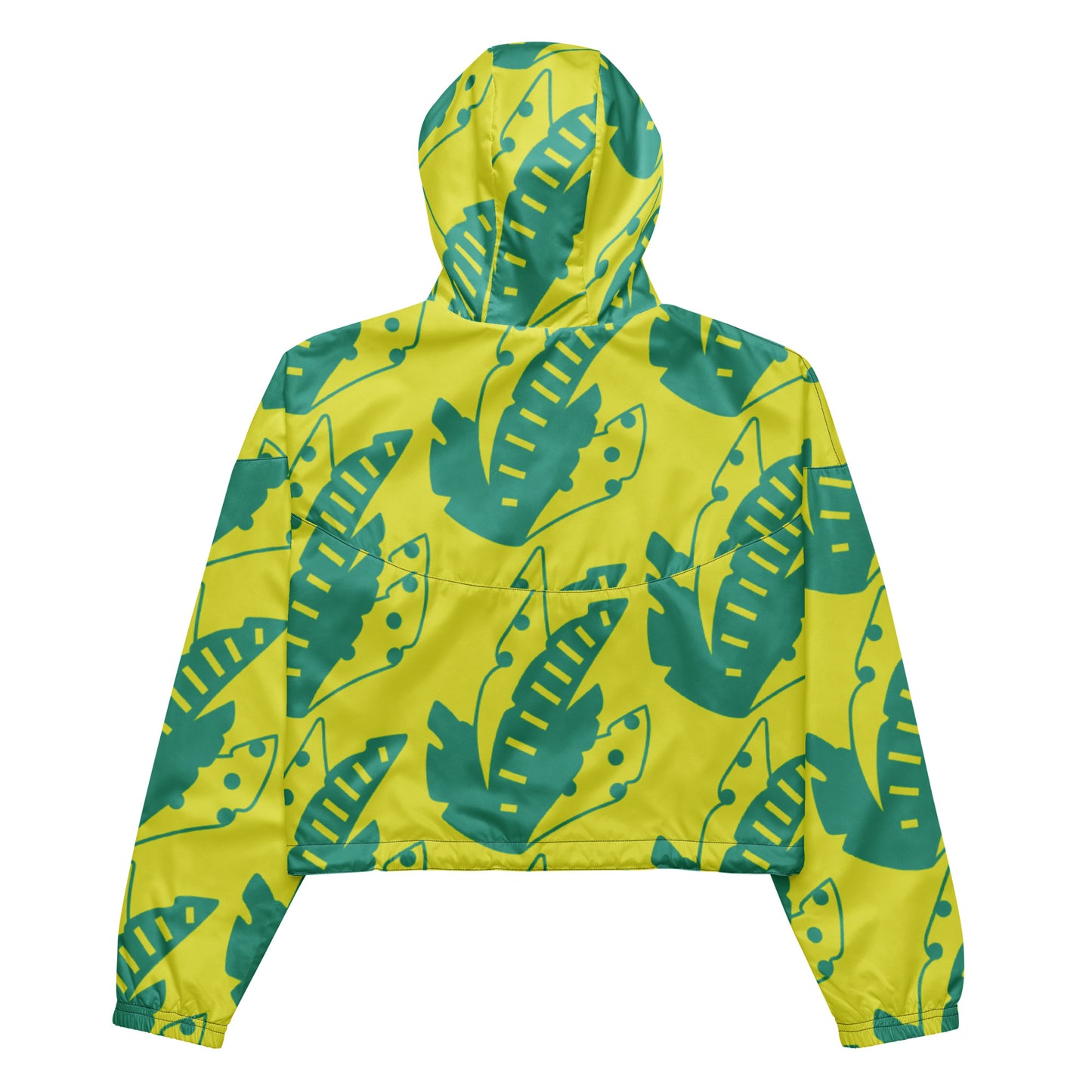 Women’s cropped-hoodie windbreaker
