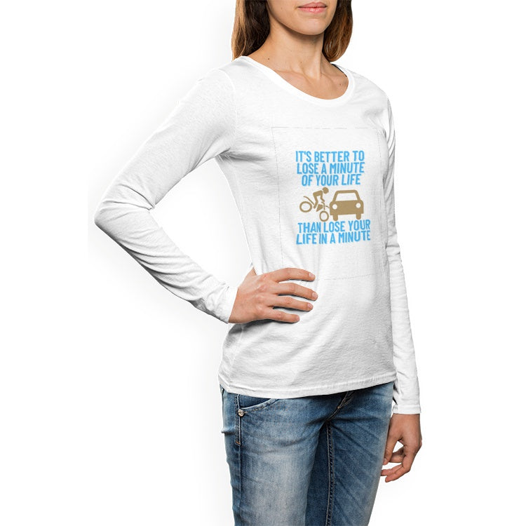 Women's Crew Neck Long sleeve T-shirt