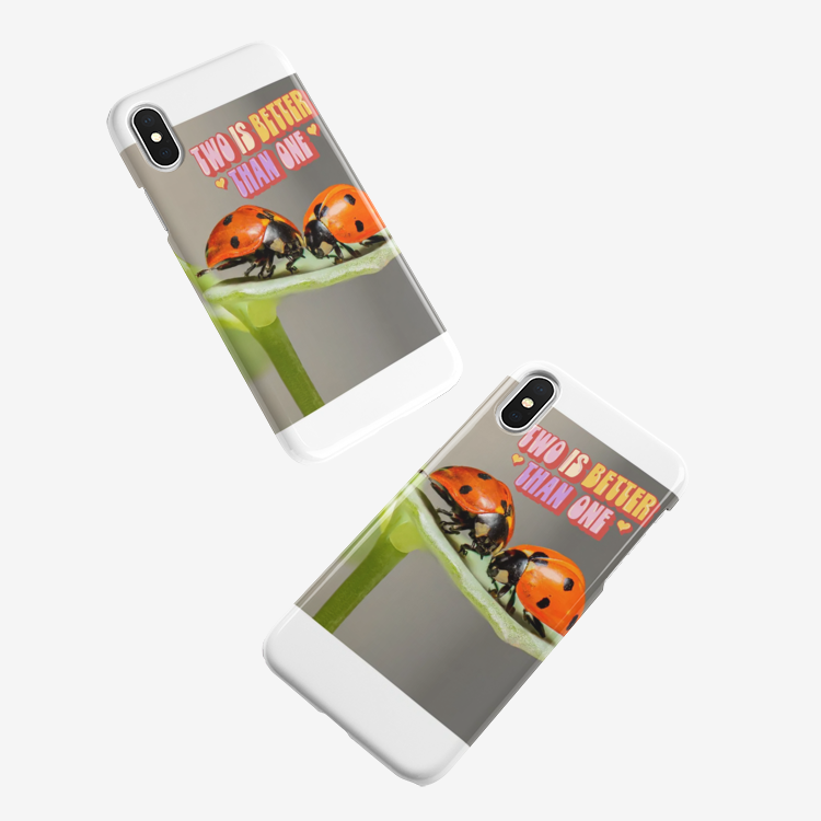 Two Are/Is Better Than One Phone case