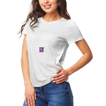 Women's Ultrasoft Pima white Cotton T‑shirt