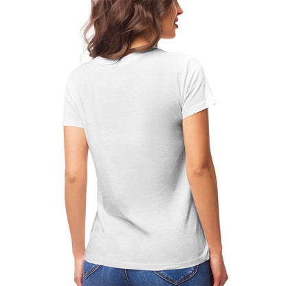 Women's Ultrasoft Pima white Cotton T‑shirt